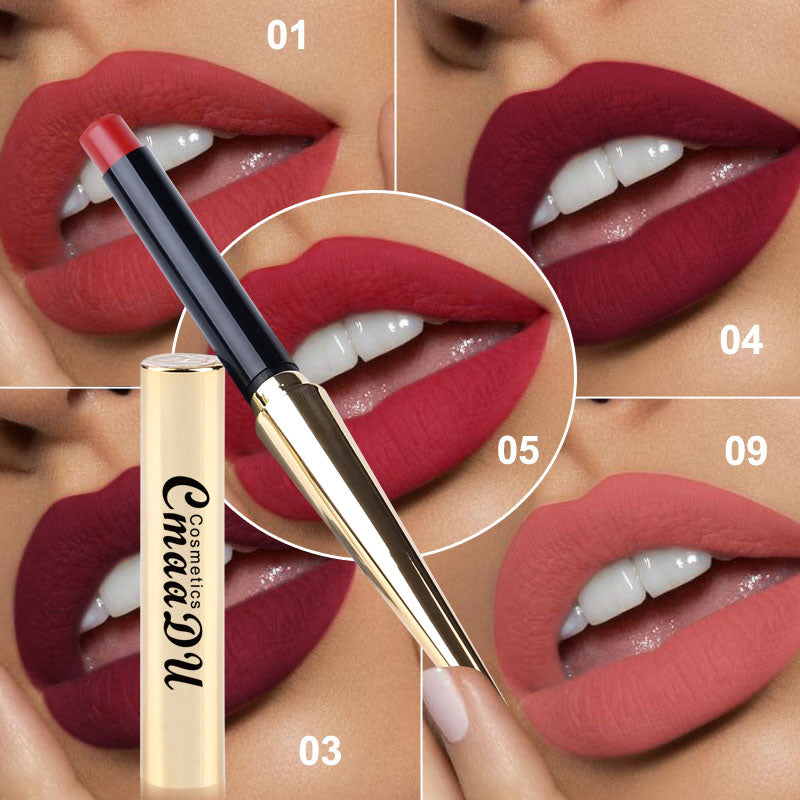 Women's Simple Multicolor Gold Matte Lipstick Women's Simple Multicolor Gold Matte Lipstick